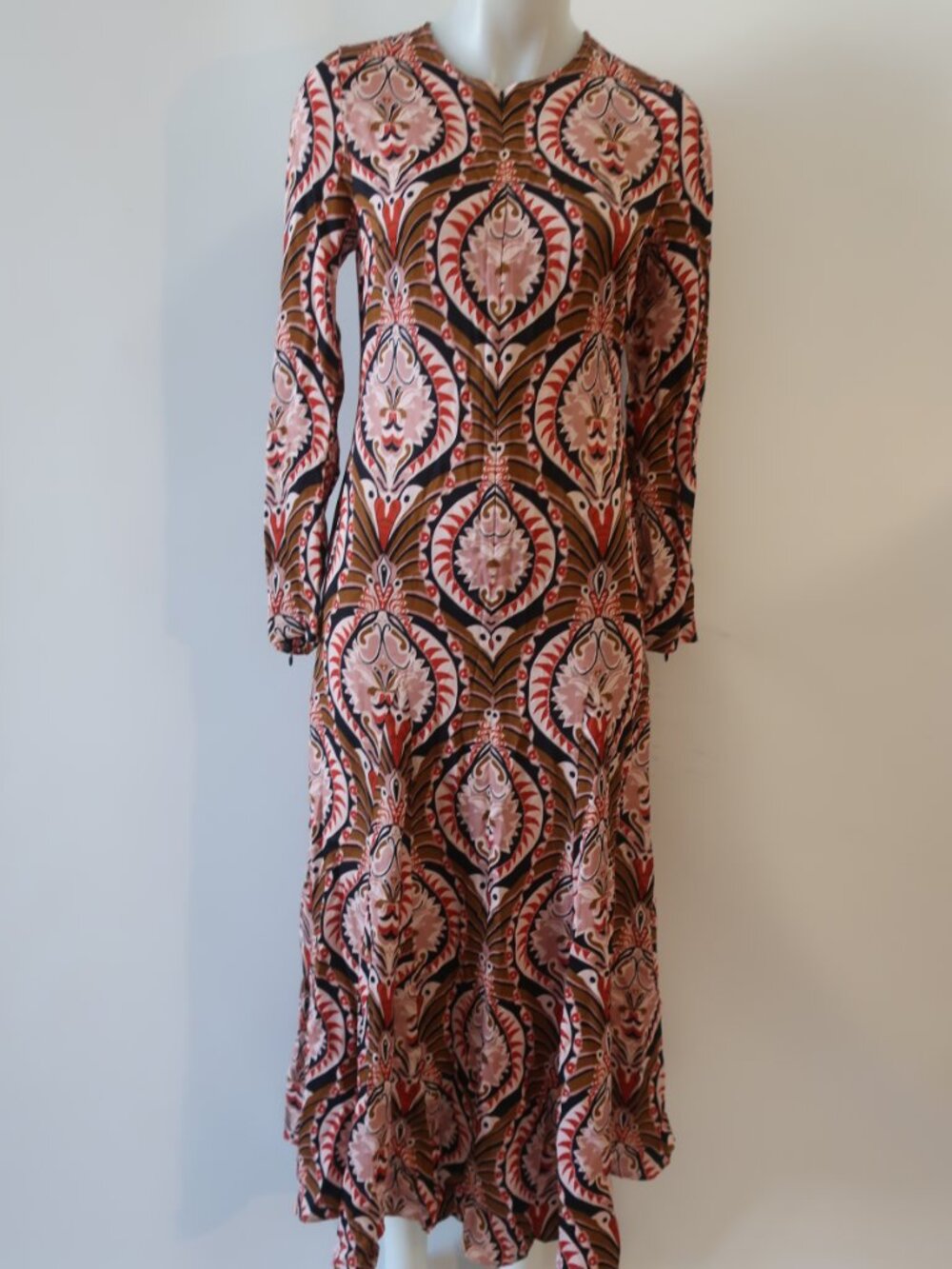 NWT Womens Farm Rio (Item- 625) Multicolor Pineapple Jewelry Maxi Dress XS - Picture 8 of 15